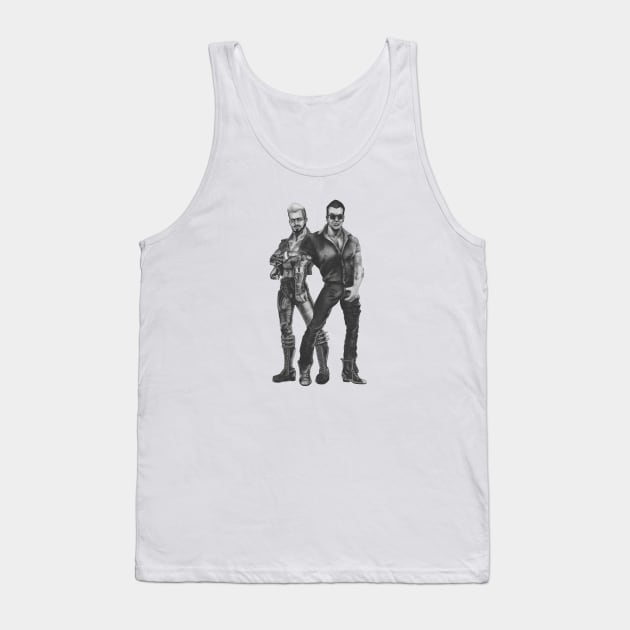 Tom of Night City Tank Top by MondoDellamorto